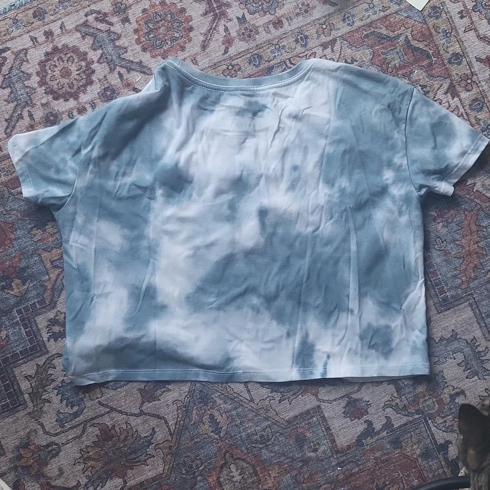 David Bowie tie die cropped tee - Picture 4 of 4